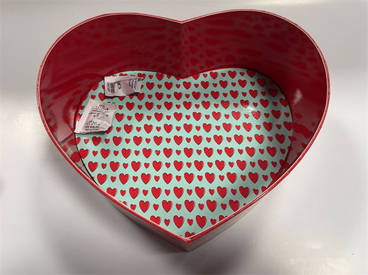 ISO9001 Scatole regalo in cartone ecologico a forma di cuore con stampa a colori