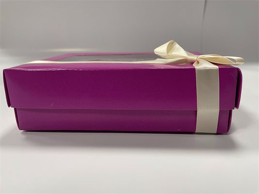 Scatola di maccheroni a chiusura magnetica con imballaggio per maccheroni ecologici viola