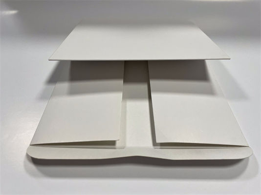 Scatole di imballaggio in bianco in rilievo CMYK Scatole regalo in cartone bianco