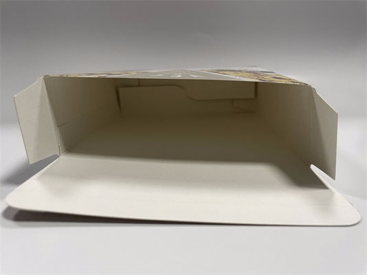 Scatole di carta stampata ecologica Scatola Kraft bianca con laminazione lucida